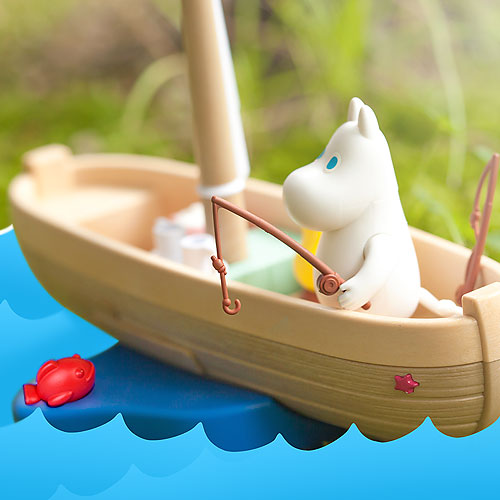 15755 Moomin with boat(Released Jul,2018) - ACADEMY PLASTIC MODEL