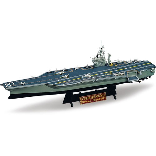 Plastic Model Kit 1/800 USS Eisenhower Cvn69 Aircraft Carrier Academy 14212 for sale online 