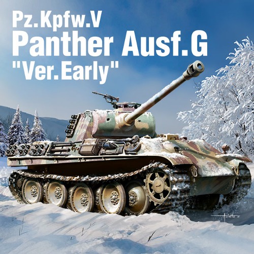 [1/35] 13529 Pz.Kpfw.V Panther Ausf.G &quot;Ver. Early&quot; (Released Aug,2023)