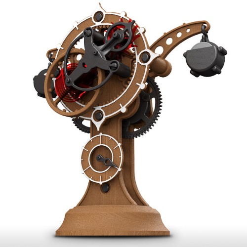 ACADEMY Da Vinci Machines Series Rolling Ball Timer Plastic Model Kit 18174A 